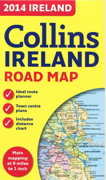 Collins Ireland Road Map 