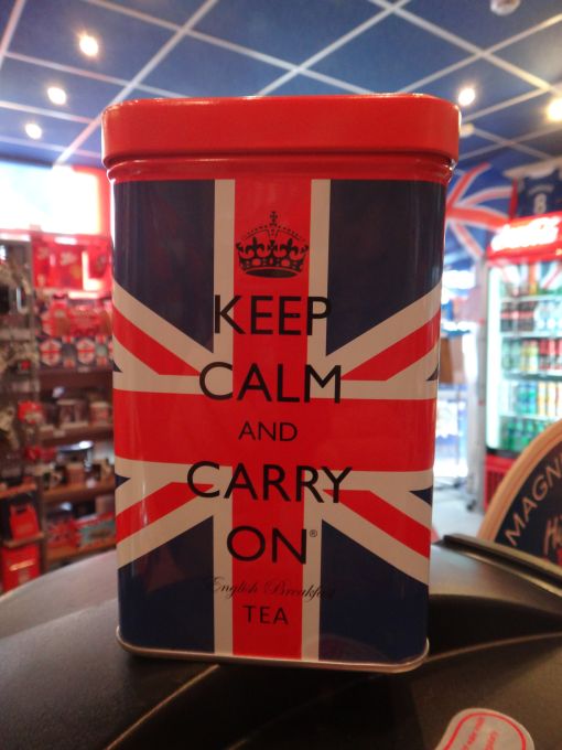   Keep calm and carry on